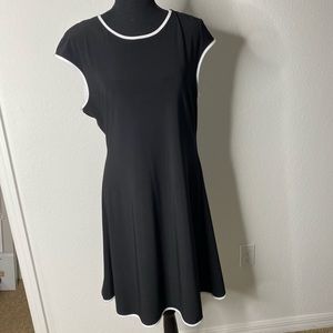NWT annalee + hope black dress with white detail